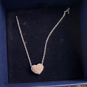 Swarovski Silver Heart Pendant Necklace